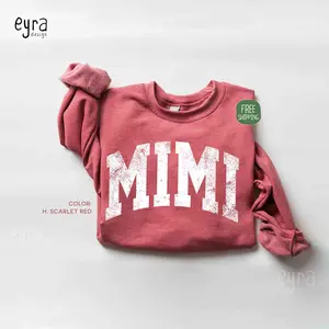 Mimi Sweatshirt, Vintage Mimi Sweatshirt, Grandma Sweater, Pregnancy Announcement Gift, New Mimi To Be Gift, Mothers Day Gift Sweatshirt