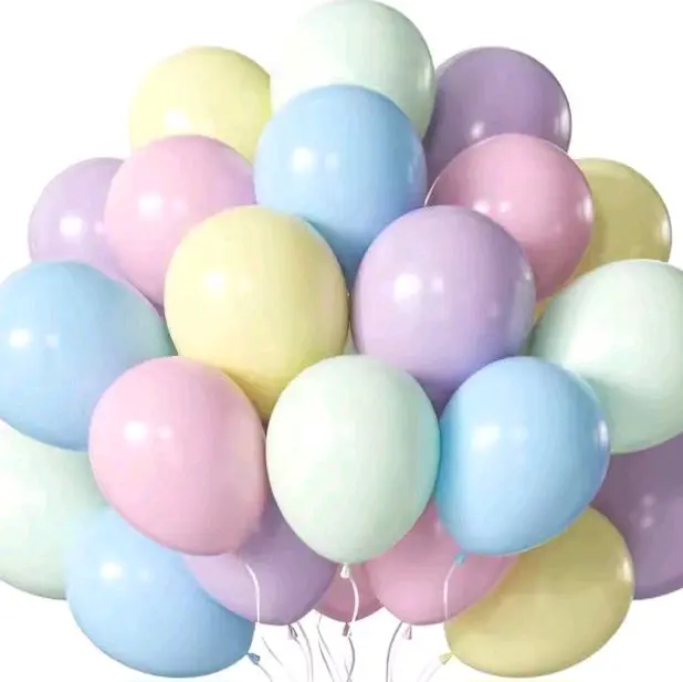 25 PASTEL LATEX BALLOONS