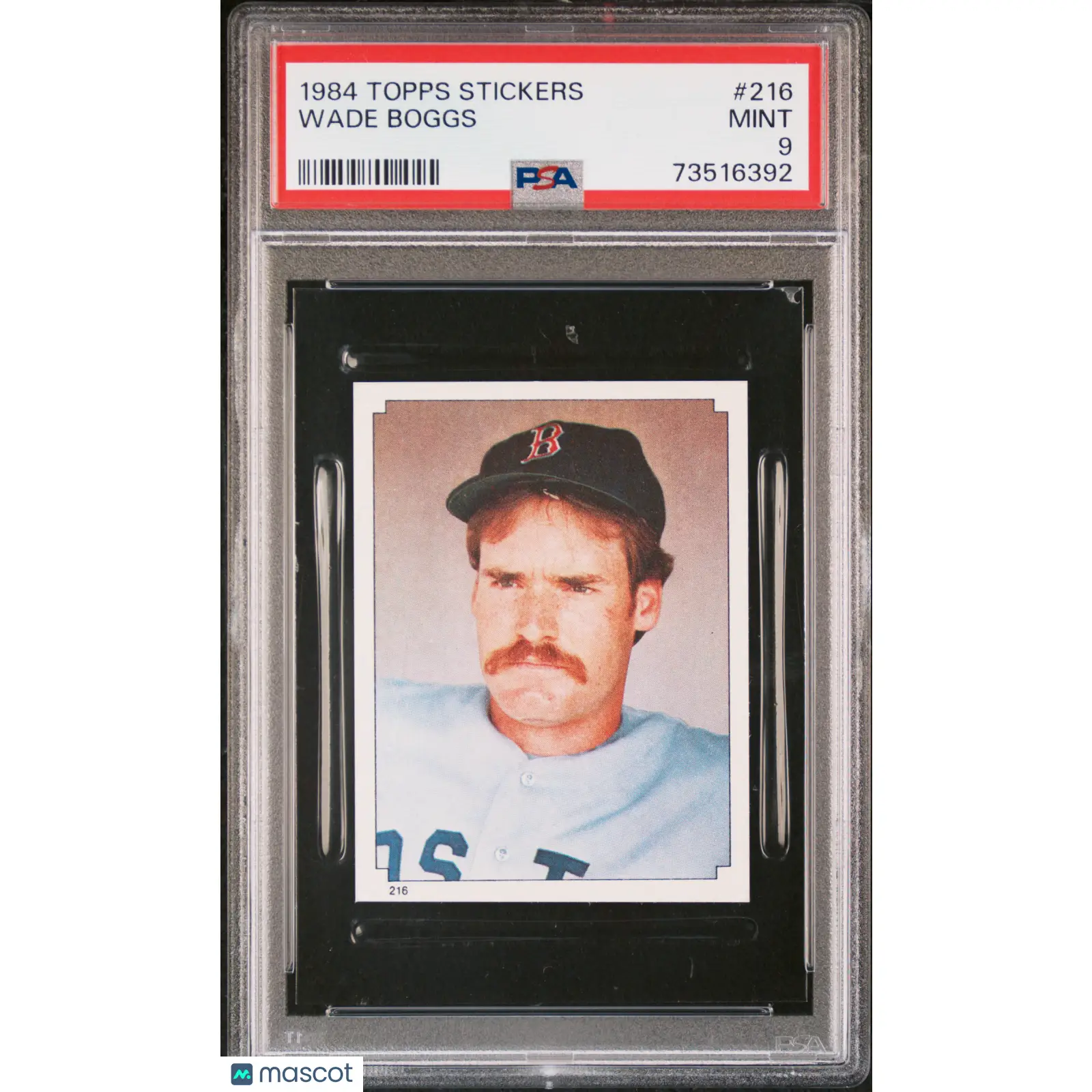 Wade Boggs PSA 1984 Topps Stickers Baseball #216 9 73516392