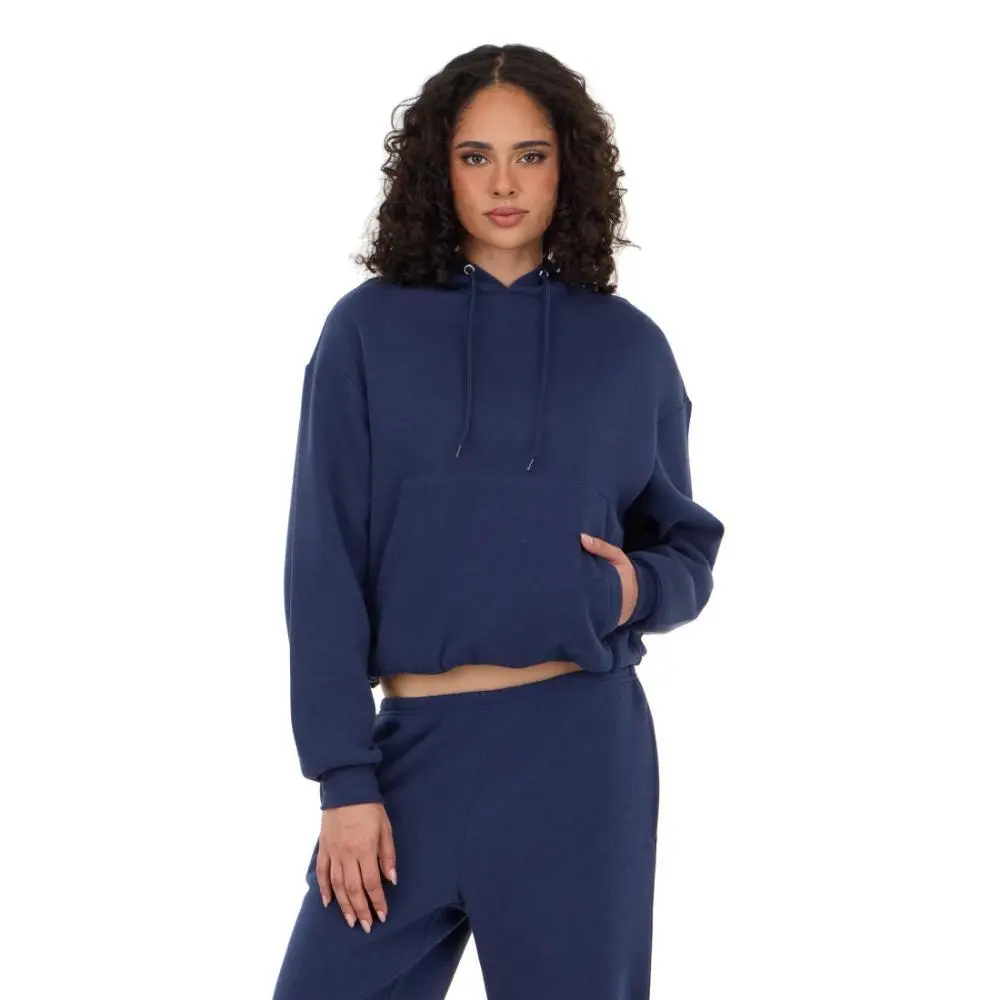 Forever 21 cropped hoodie with elastic hem