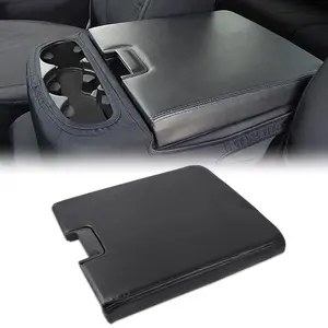 Black Center Console Lid Bench Fit For Chevy 2007-13 Silverado GMC Sierra tiktokshopspringglowup Car Storage Organizer Car Seat Organizer fathersdaygift