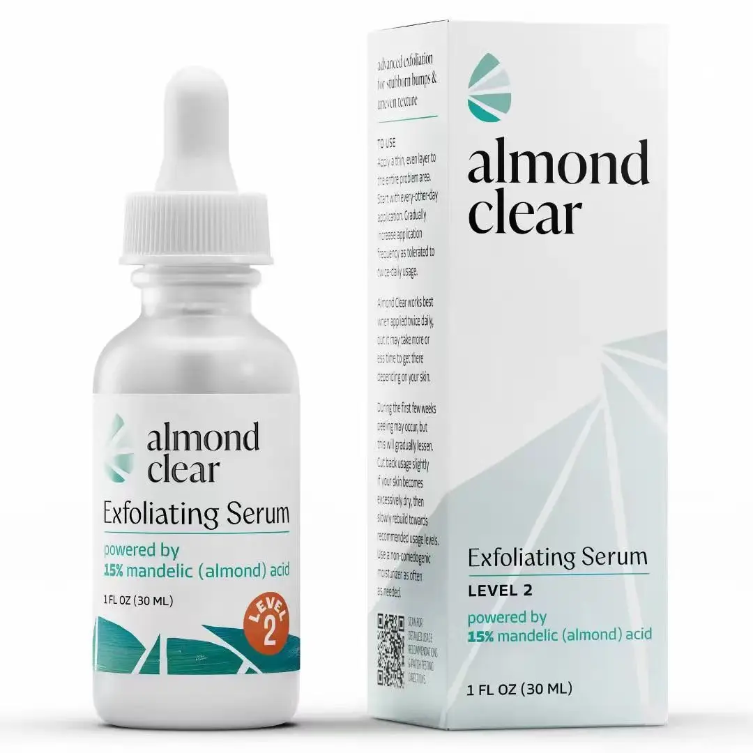 Level 2 Mandelic Acid Serum I Body Acne Treatment, ClearButt Acne, Folliculitis, Fungal Acne, Hyperpigmentation,Ingrown Hairs I Daily Skincare,  for Sensitive Skin, SkinRepair, Fungus