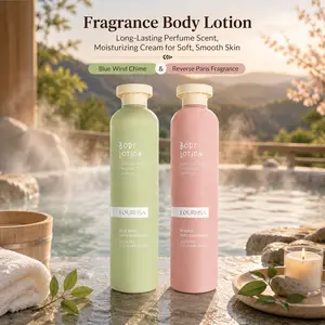 EOURHSA Squalane Cloud Body Lotion 9oz | Long Lasting Fragrance, Moisturizing Skin Cream, Blue Wind Chime & Reverse Paris Scent smooth blend