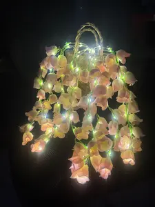 10pcs with basket Artificial Lily of the Valley Flower Decorative for Room, Ambient Fairy for Proposals & Valentine's Day