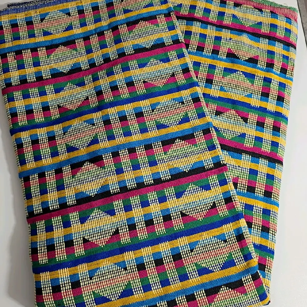 Handwoven Akwete Fabric, Traditional Nigerian Textile for Clothing, Home Decor Projects