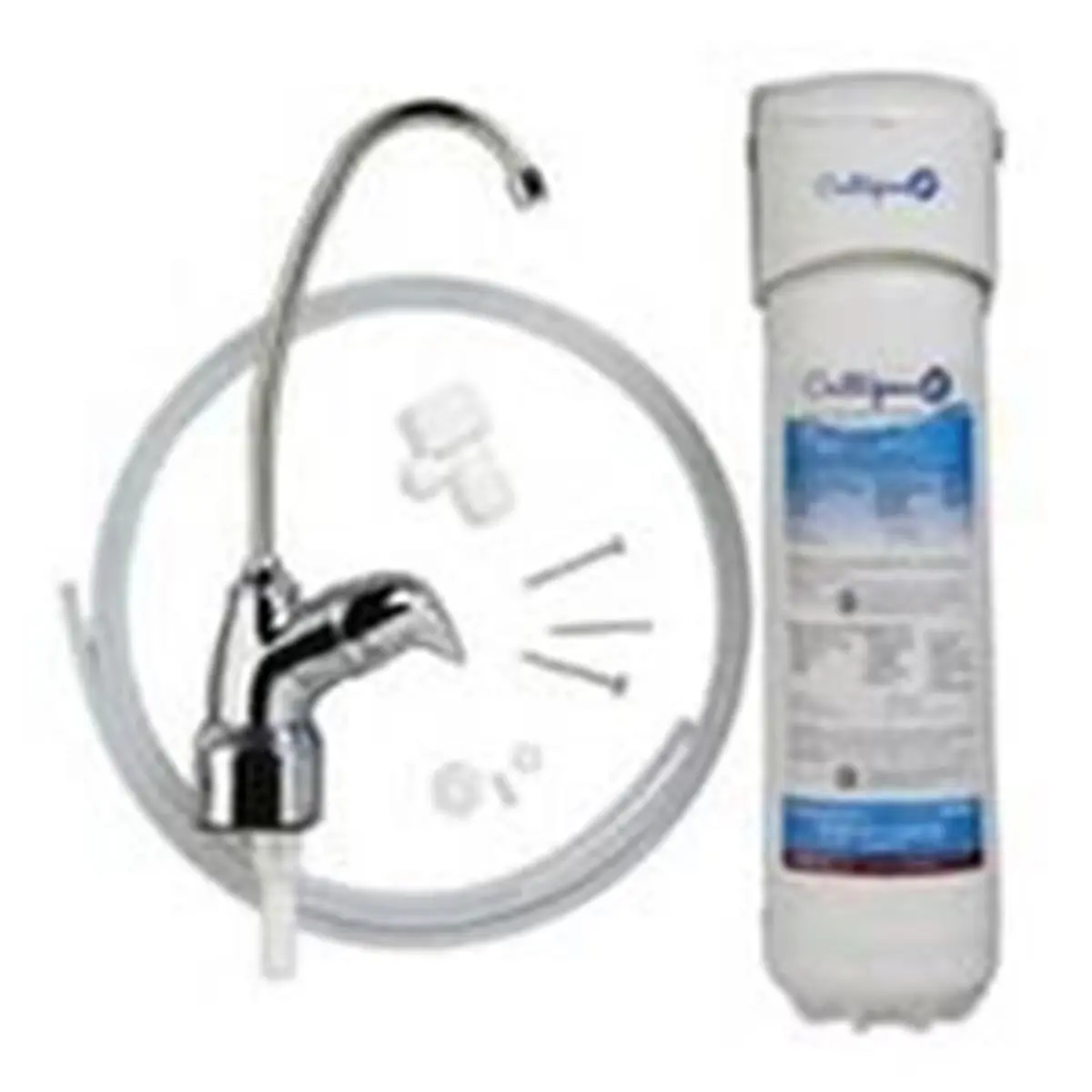 Culligan US-EZ-4 Level 4 Under-Sink NSF Certified Activated Carbon Water Filter System - Twist-On Twist-Off Mechanism, Double Water Shut-Off, Cartridge, Reduces Mercury, Chlorine Taste/Odor, Turbidity, Cysts (Cryptosporidium, Giardia), 500 Gal Capacity
