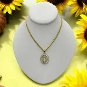 N26 Caridad del Cobre Necklace- Gold Plated 14k