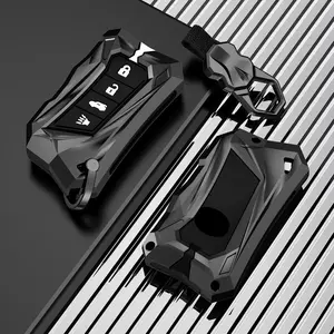 Lexus Key Fob Cover , Compatible with 2nd Gen Lexus is ES GS RC NX RX LX 200 250 350 4-Button Smart Key Fob