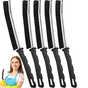 5 Pcs Crevice Cleaning brush ，Hard Bristle Gap Brush，for Bathroom Household Kitchen Tiles Window Crevice Cleaning，Spring Cleaning Tool Multifunctional hard Multi-Purpose
