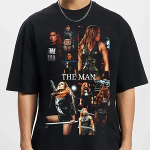 Becky Lynch Wrestling Shirt – WWE Women’s Champion Black Graphic T-Shirt