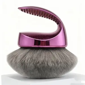 Extra Large Fluffy Body Makeup Brush, Vegan Bristles, Soft Durable Nylon Head, Seamless Even Application, for Face & Body Bronzer, Bronzing Brush, Multi Purpose Brush, Cosmetic Brushes