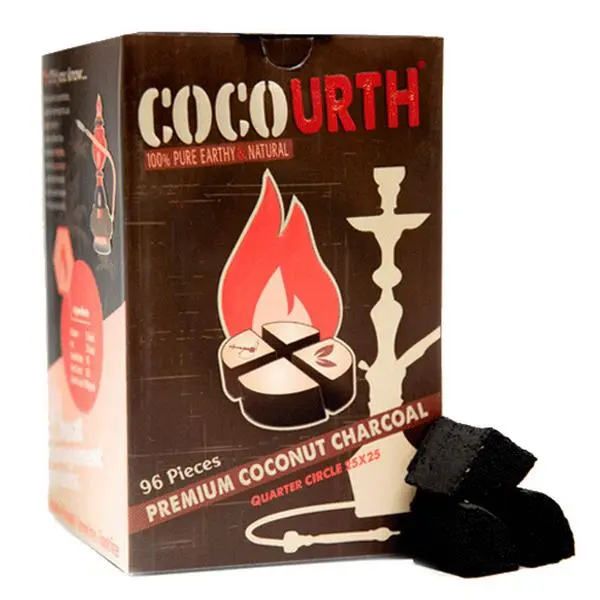 CocoUrth Organic Quarter Circle Charcoals