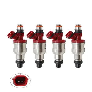 Set of 4 Fuel Injectors For 89-95 4Runner Pickup T100 22RE 2.4L 23250-35040 US
