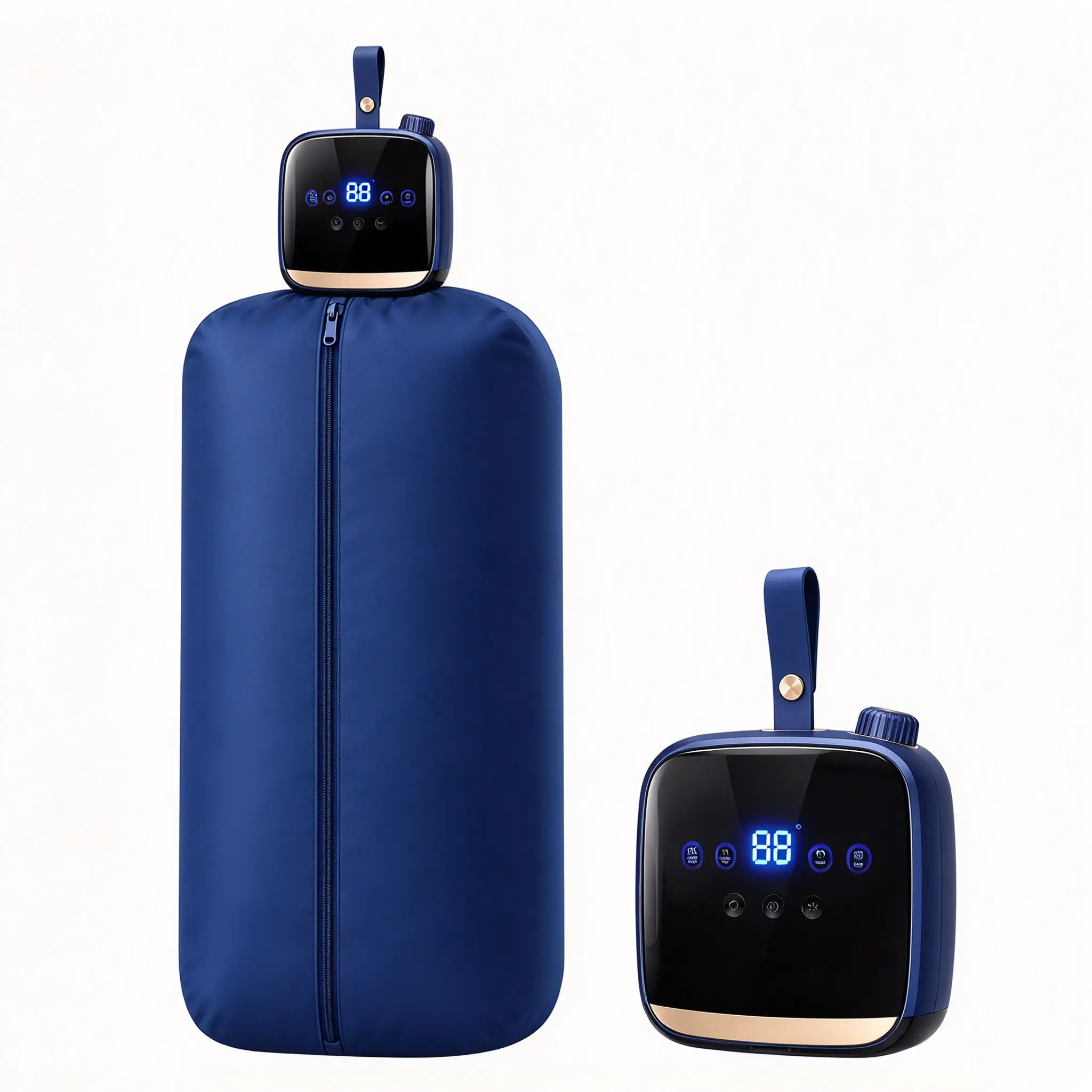 Portable Clothes Dryer, Mini Electric Travel Dryer for Apartments, 1-9 Hour Timer, 2 Temperature Levels, Quiet Aromatherapy Drying, Compact for Homes, Dorms and Small Spaces