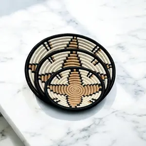 3- Piece Handmade Woven Basket - Made In Uganda