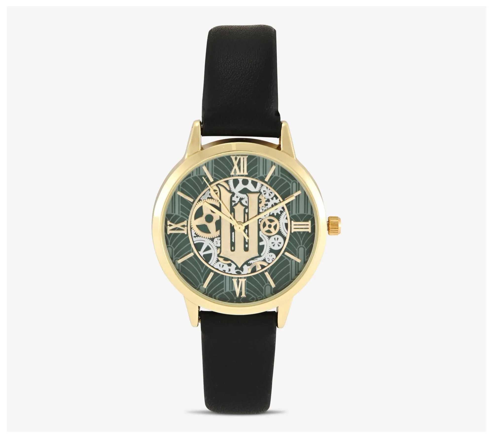 Wicked Women's Goldtone Black Strap Watch