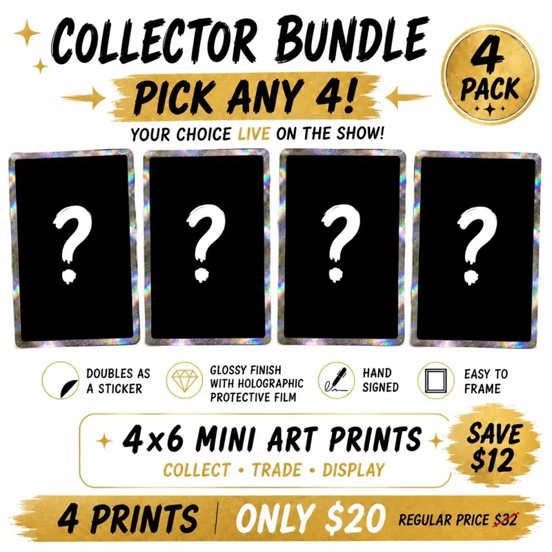 4×6 Art Print Bundle – Signed by the Artist 4×6 Art Print Bundle – Signed by the Artist