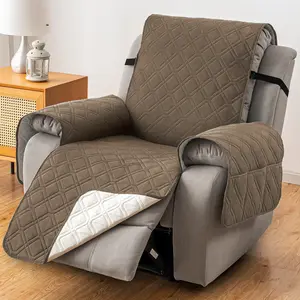 Sofa Couch Cover, Waterproof Non-Slip Hook Flower Sofa Cover, Machine Washable Recliner Cover, Pet Furniture Cover, Home Decoration