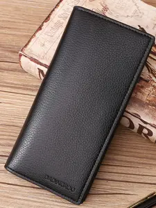 Men's Long Wallet with Multiple Card Slots, Large Capacity Money Clip for Business and Leisure, Fits Mobile Phones, Business Wallets