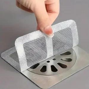 Disposable Single Use Drain Strainer, 20/40/60/100pcs Bathroom Hair Catcher Stopper Prevents Clogs, Anti Clogging Drainage, Drain Cover, Kitchen Sink Strainers, Bathroom Gadgets, Bathroom Accessory