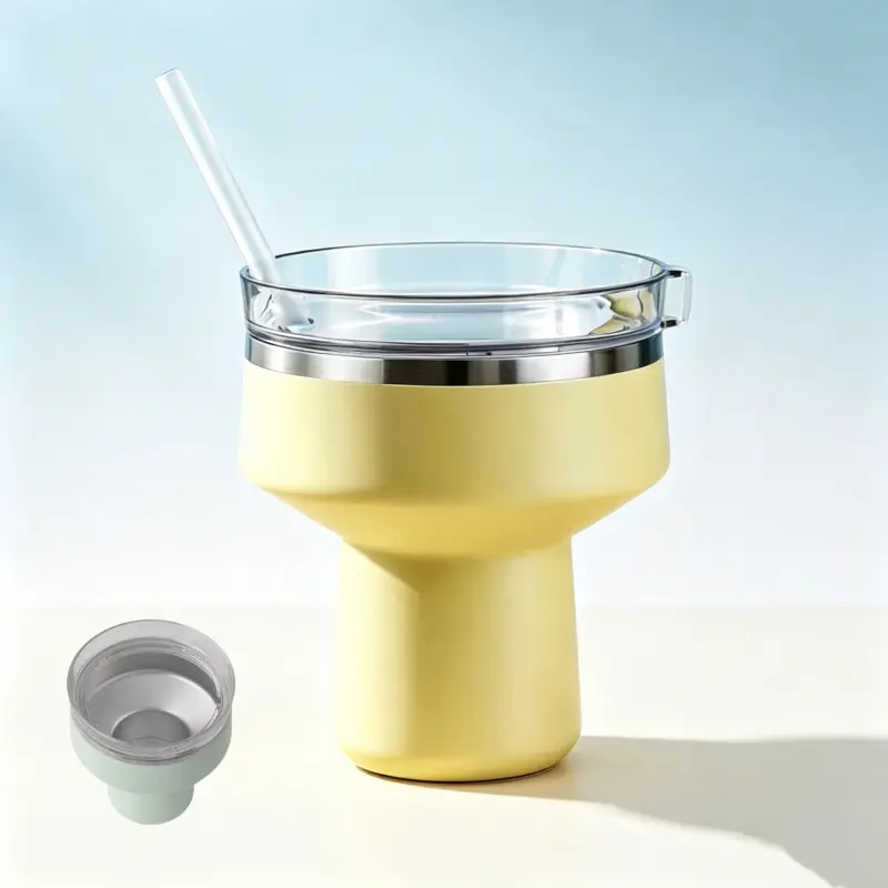 Aesthetic 16oz Insulated Tumbler with Wide Rim for Salt or Sugar – Double-Wall Vacuum Margarita Cup Keeps Drinks Cold for Hours, Stainless Steel Cocktail Glass, Great Birthday Graduation Party Gift for Women Men