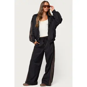 Kieran Stripey Nylon Track Pants