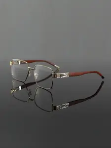 Men's Vintage Full Frame Eyeglasses, Retro Trendy Eyeglasses for Everyday Use, Fashion Accessories for Outdoor Activities, Classic Fashion Glasses