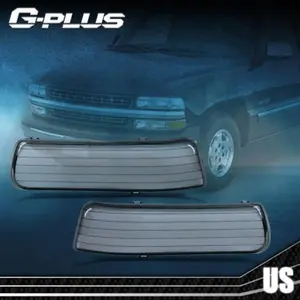 Smoked Headlight Replacement Lens Fit For 99-02 Chevy Silverado 1500 2500 3500 Cover