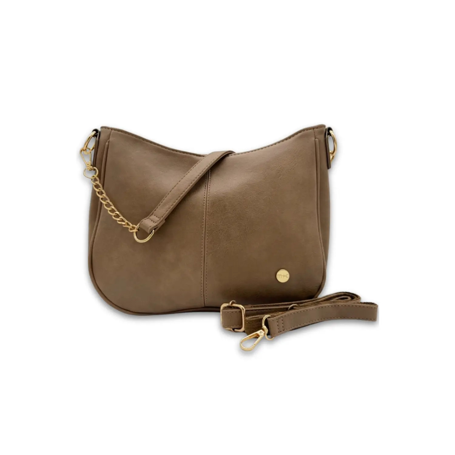 Marissa Saddle Crossbody Bag with Chain Strap