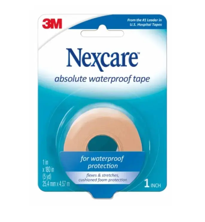 Nexcare Waterproof Medical Tape - Absolute Tan, 1 in x 5 yd Foam, Medical Supplies, First Aid Healthcare Supply #731