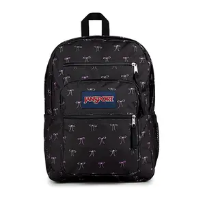 JanSport Big Student Bad Bows Backpack,  Laptop Compartment, Student Backpack, Everyday Backpack, Multi Pocket Backpack