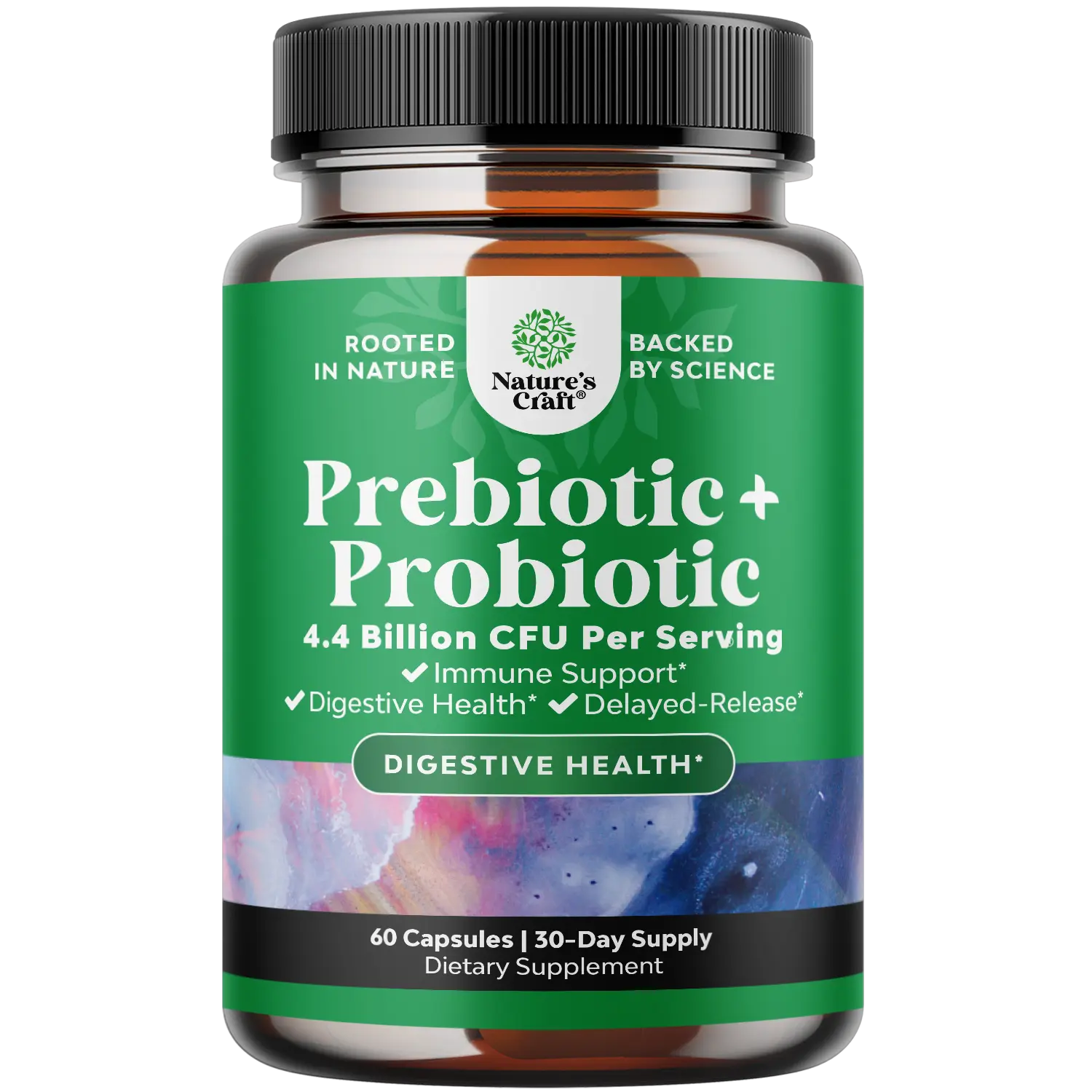 Nature's Craft Prebiotic + Probiotic - Gut Health Supplement Healthcare Dietary
