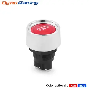 1PC Car Engine Start Ignition Switch 12V 50A 3 Pin SPST Momentary Keyless Push Button Starter Switches ON OFF For Cars Marine RV