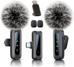 Smartphone Microphone - High-Quality Noise-Reducing Audio Capture for Lightning Devices, Compact Portable Design for Clear Voice Recording and Podcasting