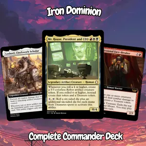 Iron Dominion Commander 100 Card Deck + Tokens | EDH Proxy