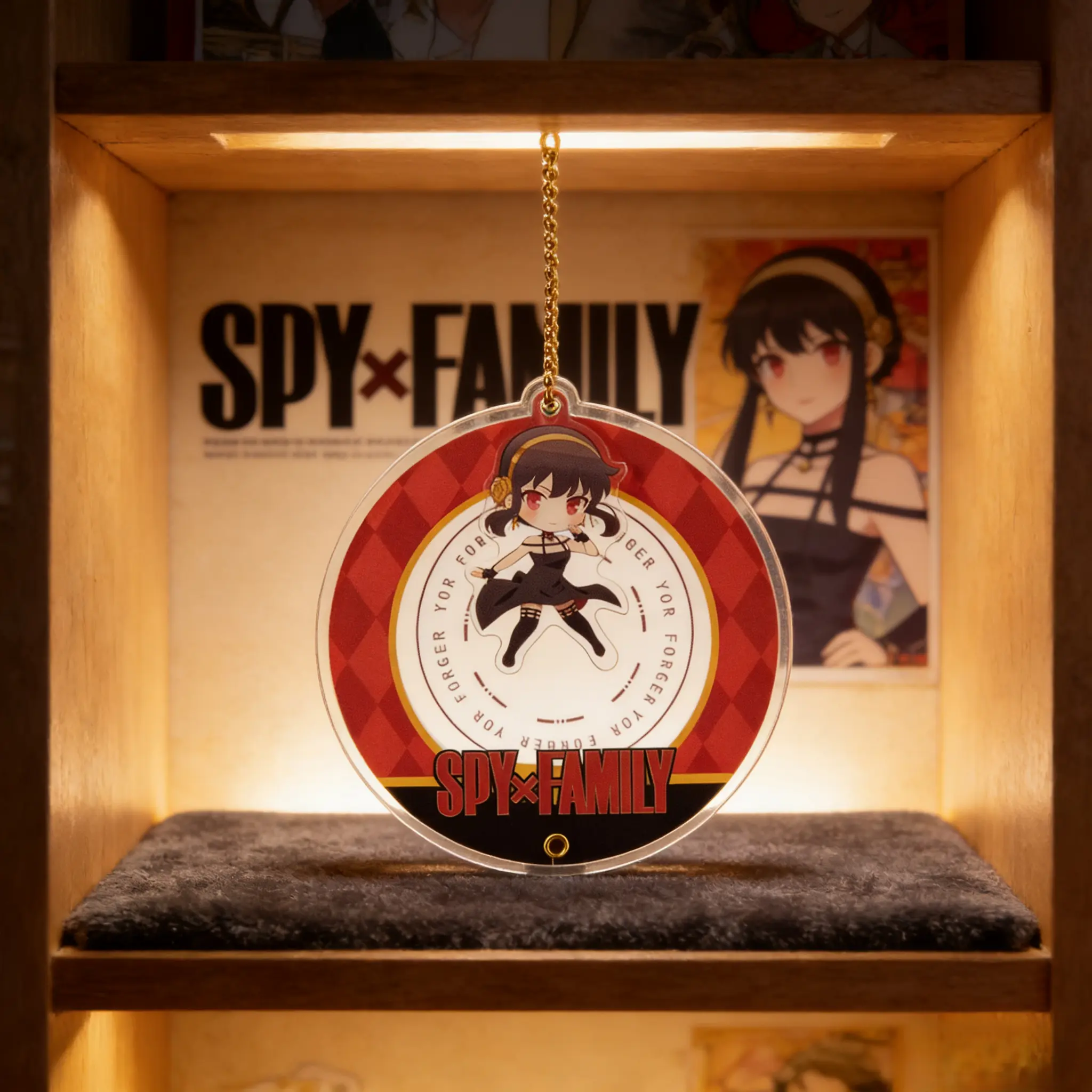 MINISO × Spy x Family -  Acrylic Keychain Series – Limited Edition Collectible JP Anime Merch Perfect Gift for Anime Fans, Cute Bag Charm Accessory