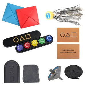 Gonggi Korean Game, Korean Traditional Play Game Set, Jebi chagi Gonggi Stone catching Biseokchigi Paeng-y DDAKJI Family Party Game Collections