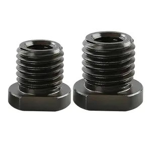 2pcs M10 to M14/M16 Angle Grinder Adapters for 4"/Model 100 Angle Grinder, M10 Female to M14/M16 Male Grinder Attachment Converter Connecting Tool