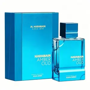 Al Haramain Amber Oud Aqua Dubai Unisex EDP Perfume, Fresh Aquatic Woody Oriental Scent