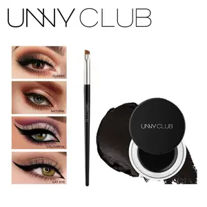 UNNY CLUB 2-in-1 Eyeliner & Eyebrow Gel - Long-Wear, Waterproof & Sweatproof, Beginner-Friendly Formula for Smooth Daily Makeup