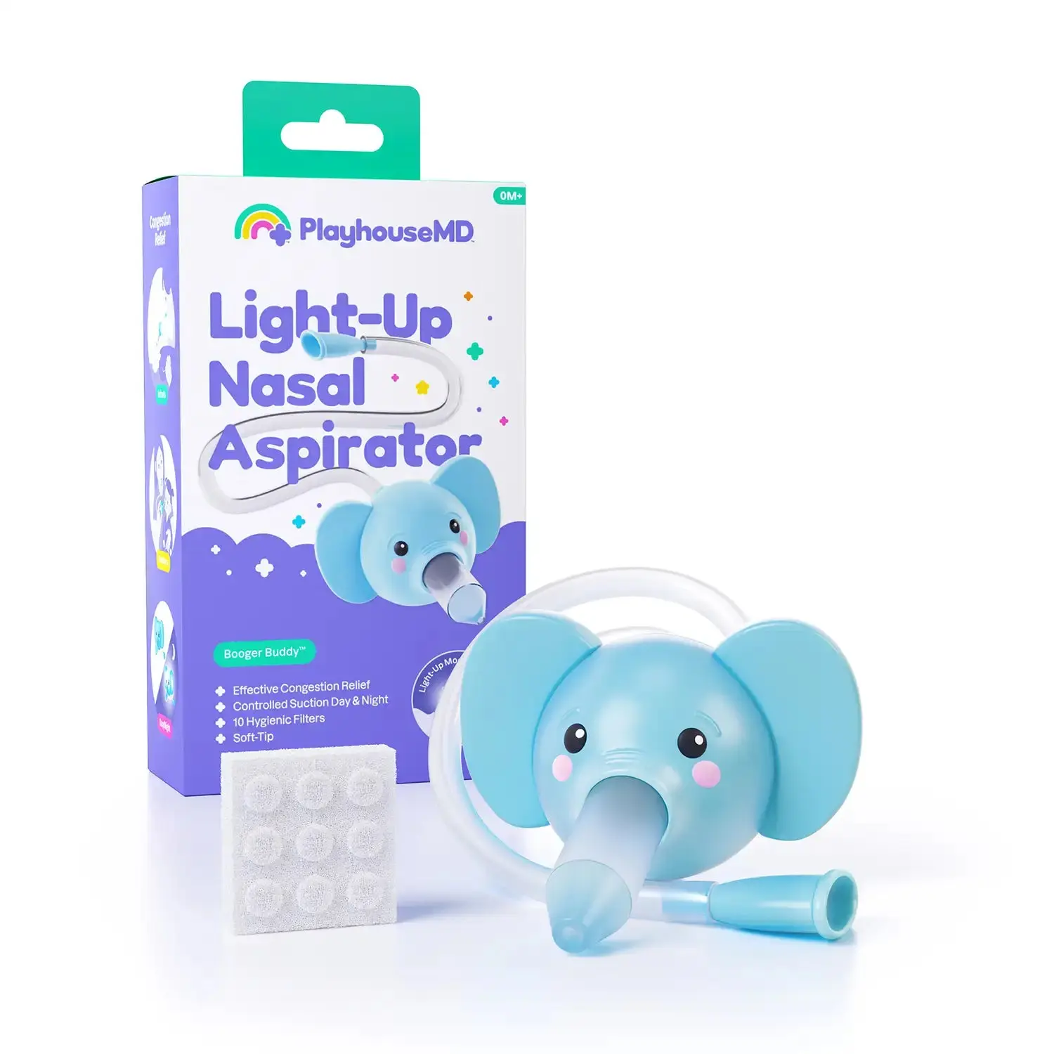 Light-Up Nasal Aspirator for Babies & Toddlers – Luna the Elephant Light-Up Nasal Aspirator for Babies & Toddlers – Luna the Elephant
