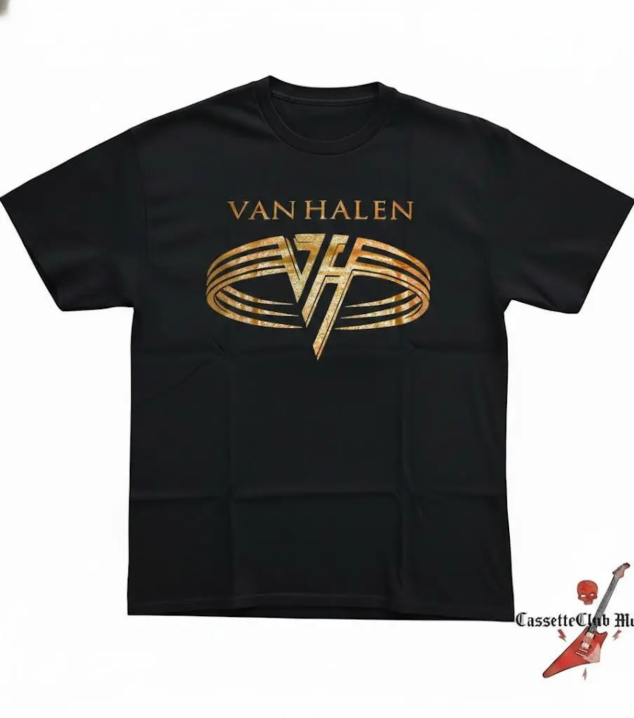 [SALE UP TO 50%] Van Halen Logo Black Unisex T-shirt Size S-5XL, Unisex Shirt Made Using 100% US Cotton, Design & Printed In The USA