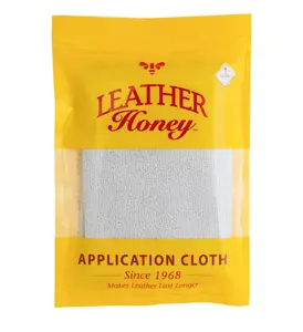 Leather Honey Lint-Free Application Cloth: Microfiber Cloth for Use with Leather Conditioner and Cleaner. Made in The USA Since 1968 Cleaning