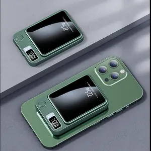 Power Bank, Magnetic Portable Wireless Power Bank,5000 mAh-10000mA Magnetic Wireless Power Bank,Portable 22.5W PD20W Fast Charging Power Bank,Smartphone Portable Mobile Power Charger for iPhone,Battery Pack for iPhone 15/14/13/12/Mini/Pro/Pro Max Devices