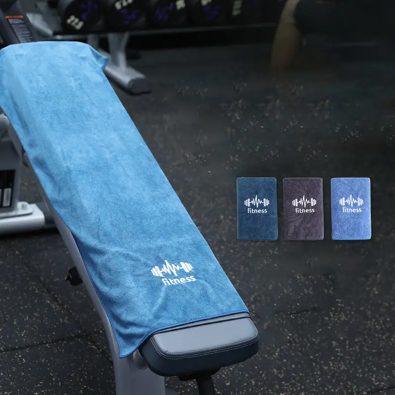 Multifunctional Quick-Dry Towel, Quick Drying Towels, Gym Equipment Sweat Absorbent Pad, Fitness Sweat Wipe (15.7"x37.4"), Ideal for Workout, Gym Towels, Athletic Towel