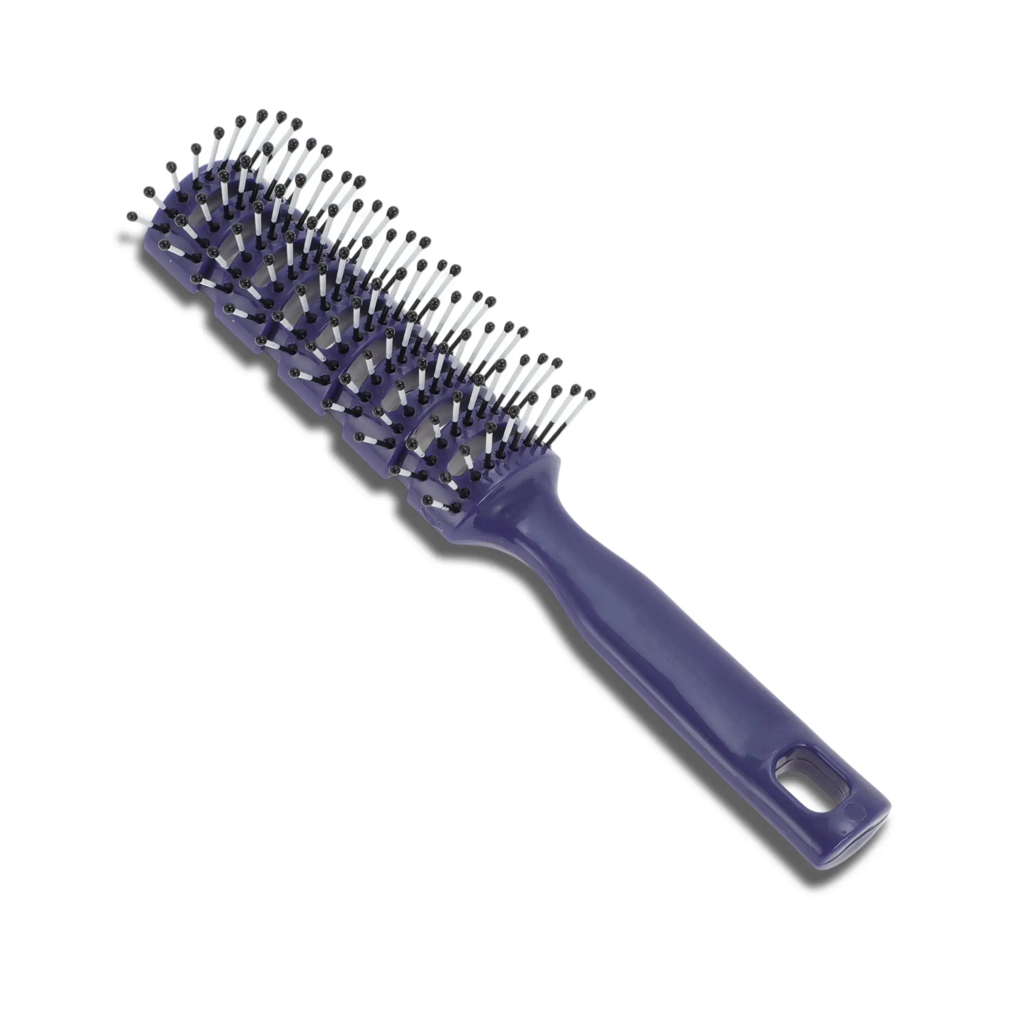 VOCOSTE Vented Hair Brush, Styling Brush with Ball-Tipped Bristles, Vent Brush for Blow Drying Wet, Short, Curly, or Straight Hair, Wet Hair Brushes for Men and Women's, Deep Blue