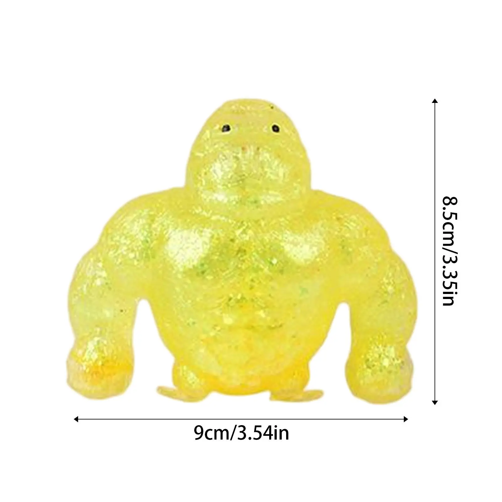 Colorful Gorilla Ball Anti Stress Toys Kids Squishy Toys Squeeze Relief Anti-stress Kids Funny Things Prank Jokes For Adults Gif