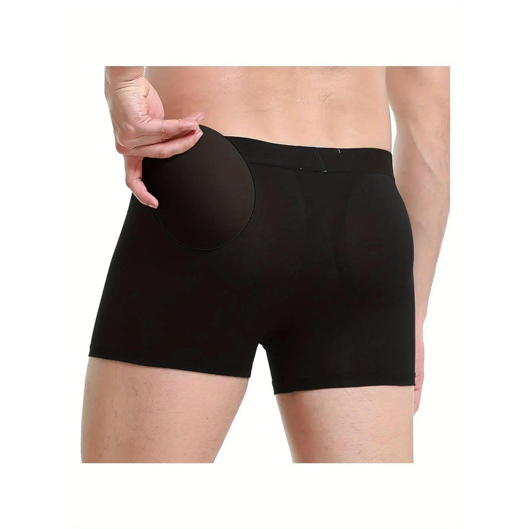 Men Sports Boxers Underwear Underpant Wide Band Breathable Ventilate Fashion Fitness