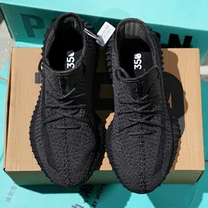 All black Coconut 350 Men's and Women's Really  Casual Sneak