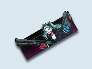 Rebecca Cyberpunk Slap Sticker - Perfect for cars, laptops, and more!